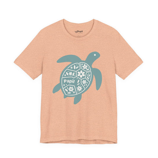 Shell Yeah sea turtle graphic tee, alternate colourway