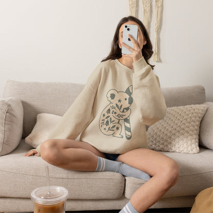 G'day Koala Christmas Sweatshirt, Cosy Botanical Unisex Jumper for the Aussie Holidays