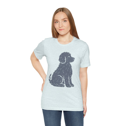 Good Dog Energy — Cute Sitting Puppy Unisex Graphic Tee