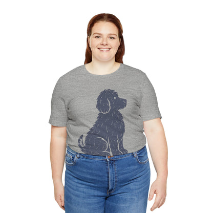 Good Dog Energy — Cute Sitting Puppy Unisex Graphic Tee