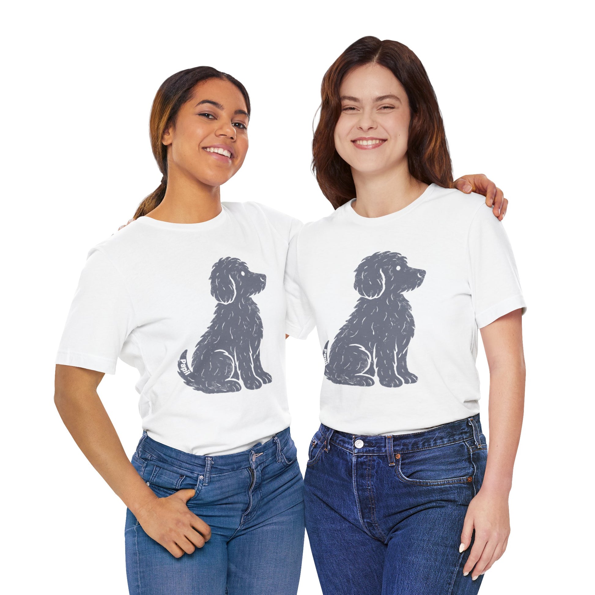 Good Dog Energy — Cute Sitting Puppy Unisex Graphic Tee