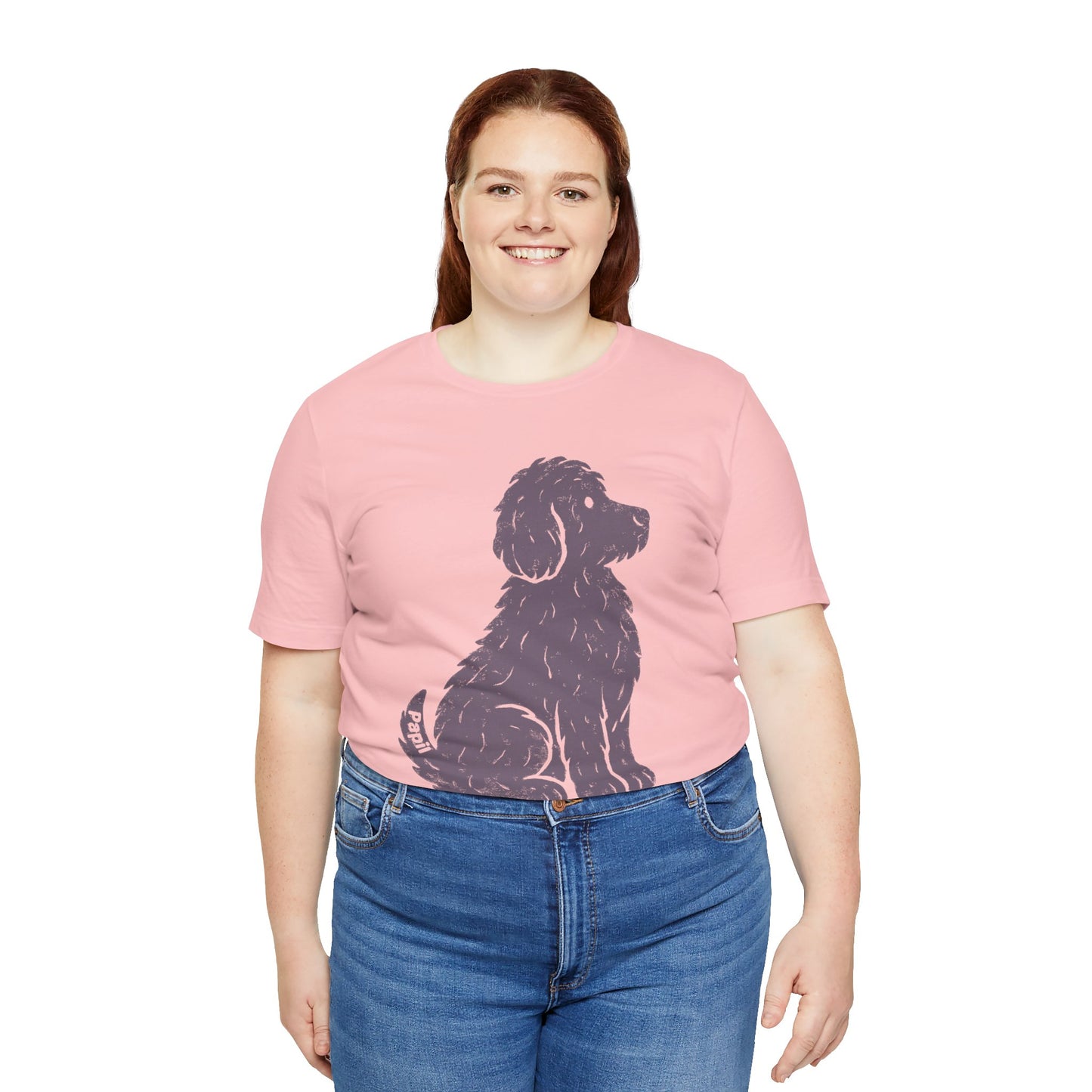 Good Dog Energy — Cute Sitting Puppy Unisex Graphic Tee