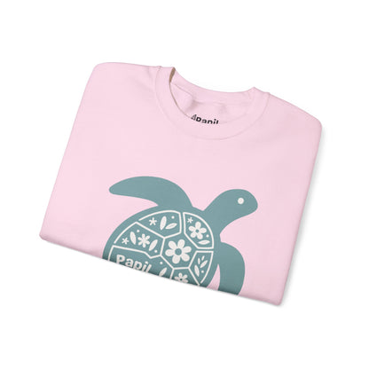 Shell Yeah! Floral Sea Turtle Cosy Crewneck Sweatshirt