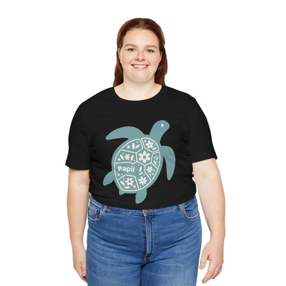 Shell Yeah! Floral Sea Turtle Unisex Graphic Tee