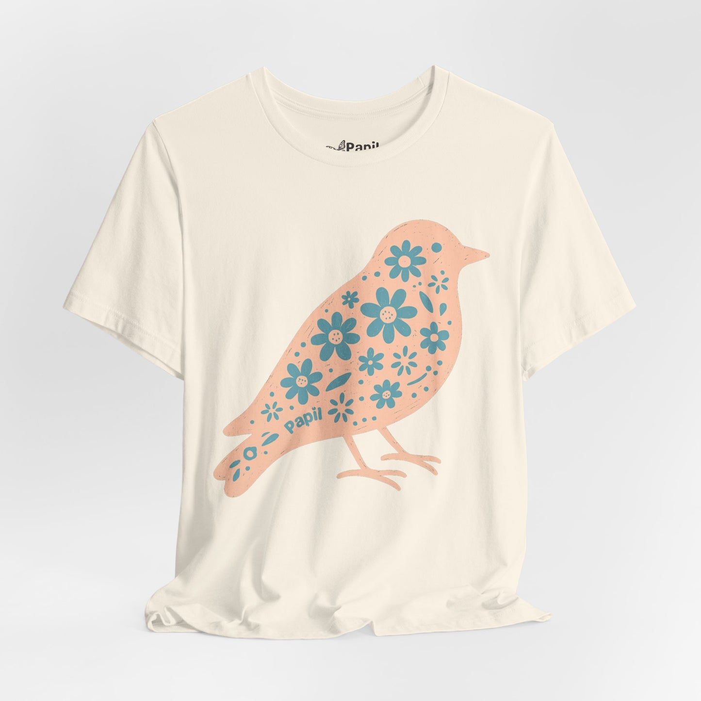 Little Bird, Big Charm — Floral Spring Bird Unisex Graphic Tee