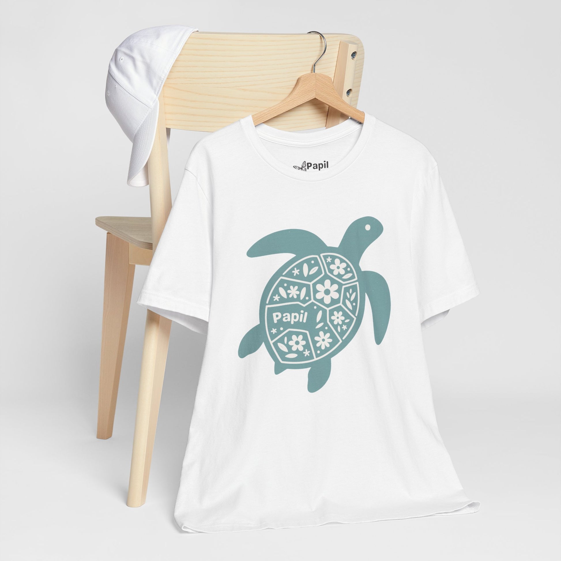 Shell Yeah! Floral Sea Turtle Unisex Graphic Tee