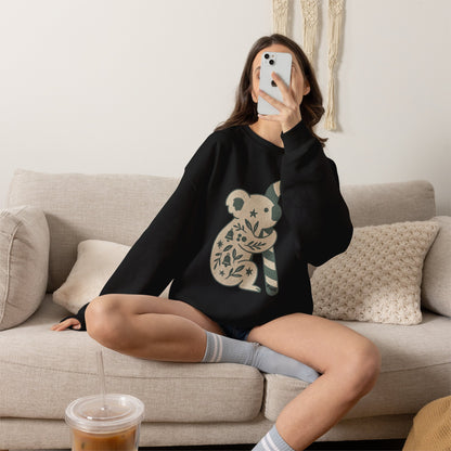 G'day Koala Christmas Sweatshirt, Cosy Botanical Unisex Jumper for the Aussie Holidays
