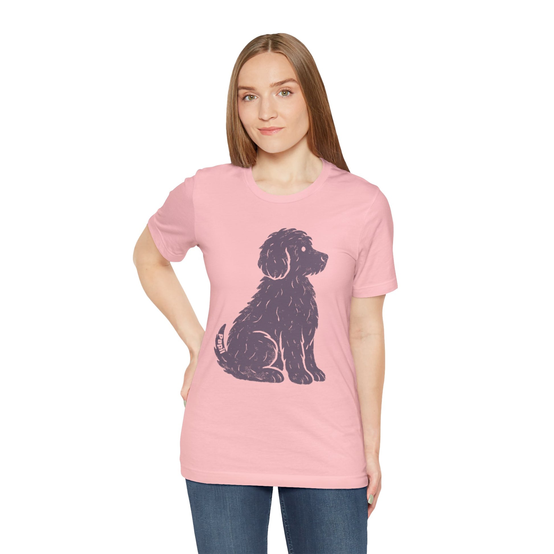 Good Dog Energy — Cute Sitting Puppy Unisex Graphic Tee