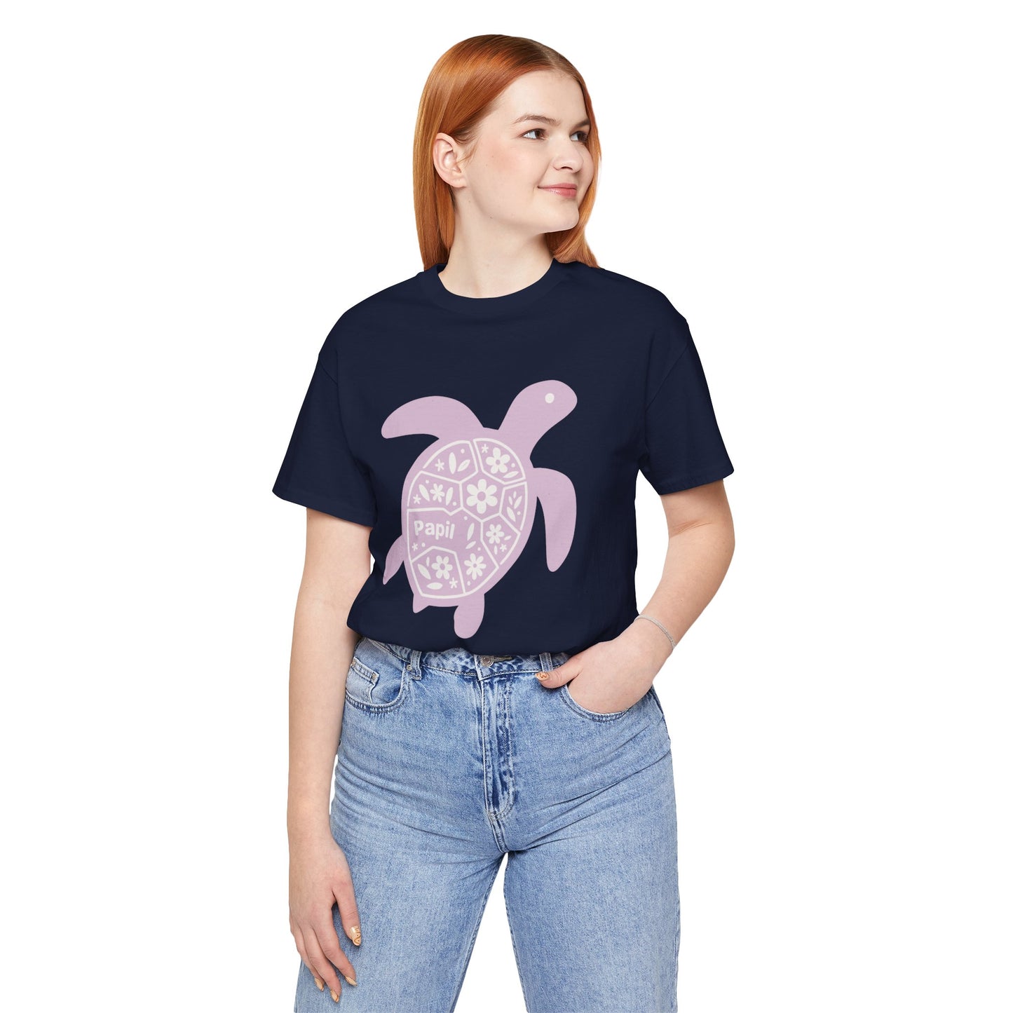 Shell Yeah! Floral Sea Turtle Unisex Graphic Tee