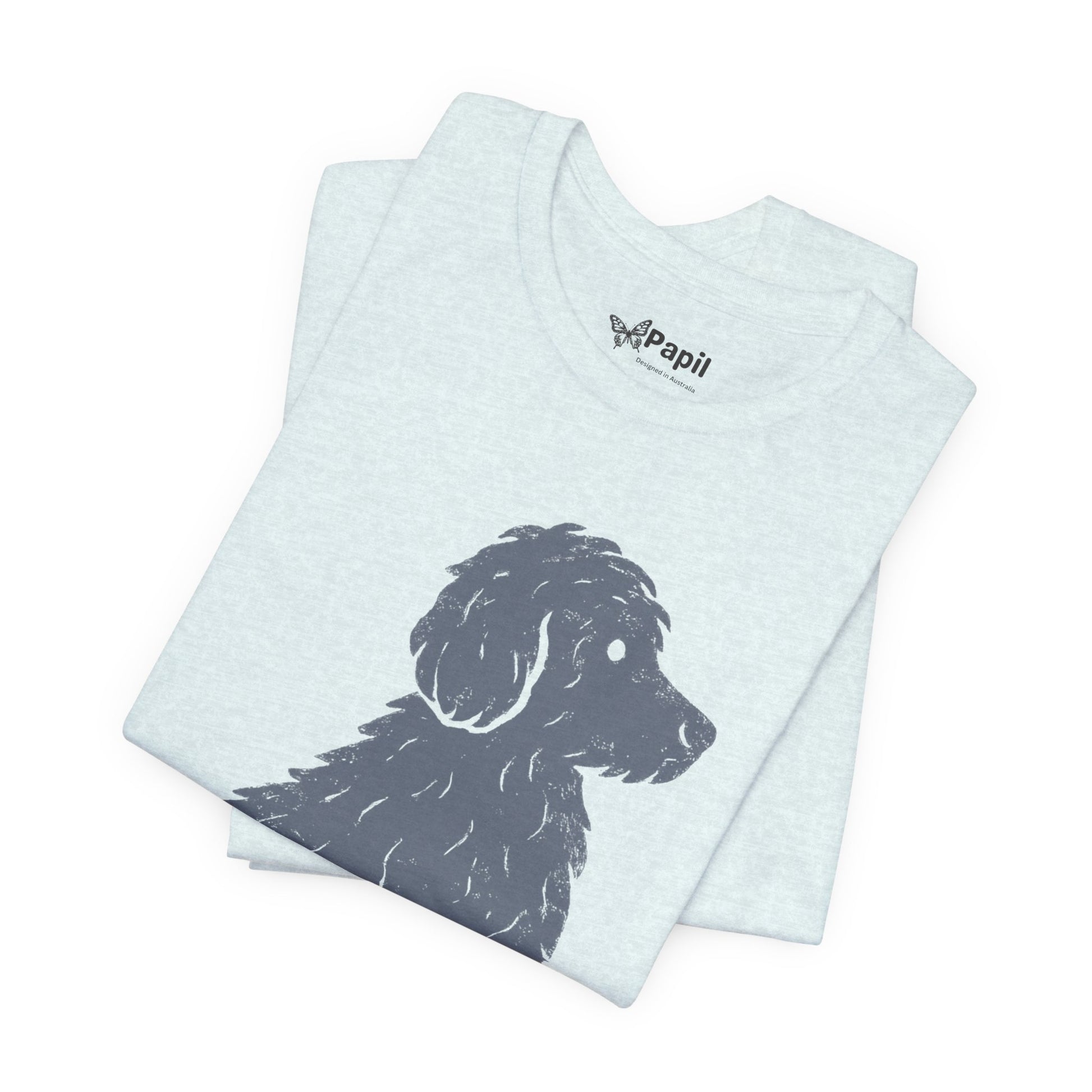 Good Dog Energy — Cute Sitting Puppy Unisex Graphic Tee