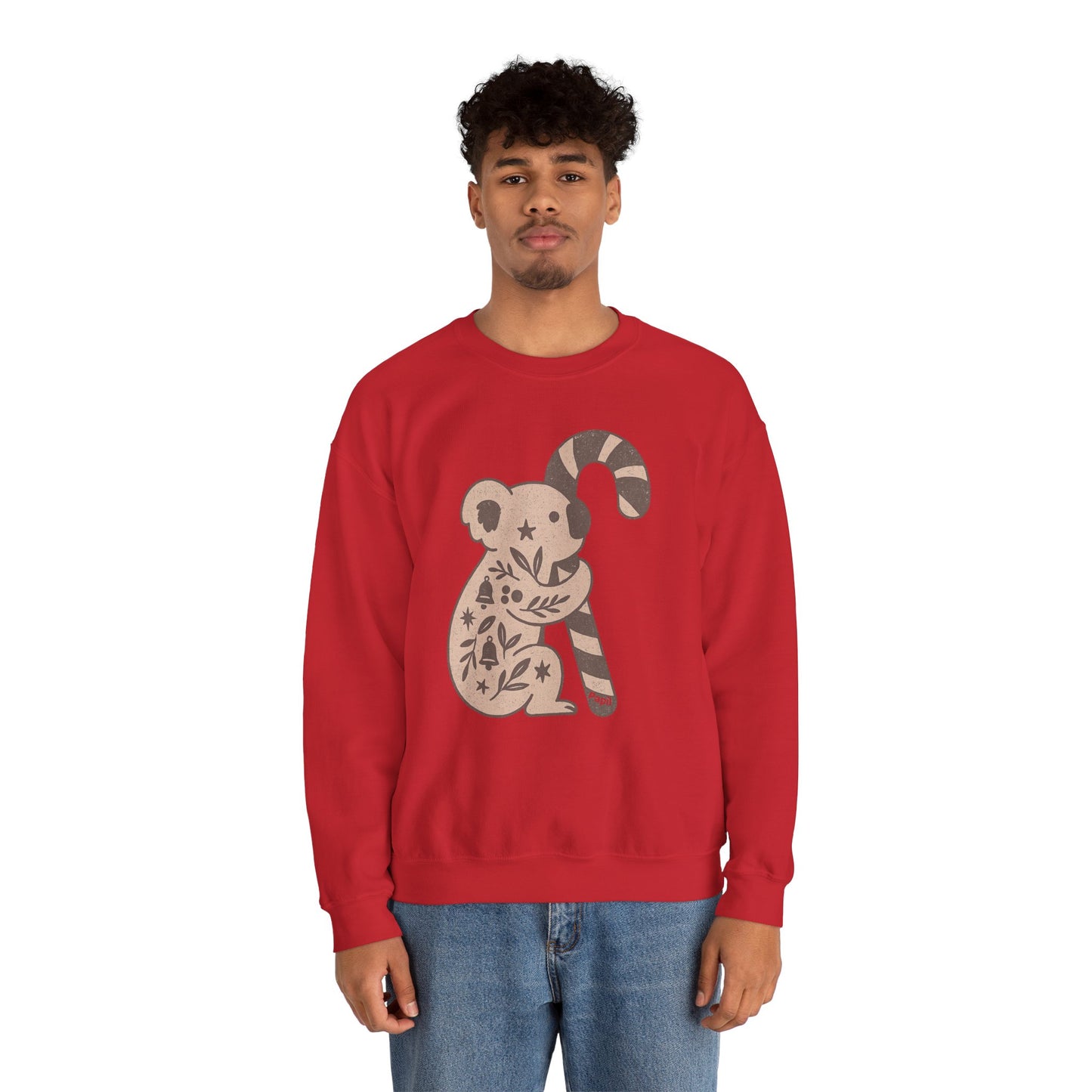 G'day Koala Christmas Sweatshirt, Cosy Botanical Unisex Jumper for the Aussie Holidays