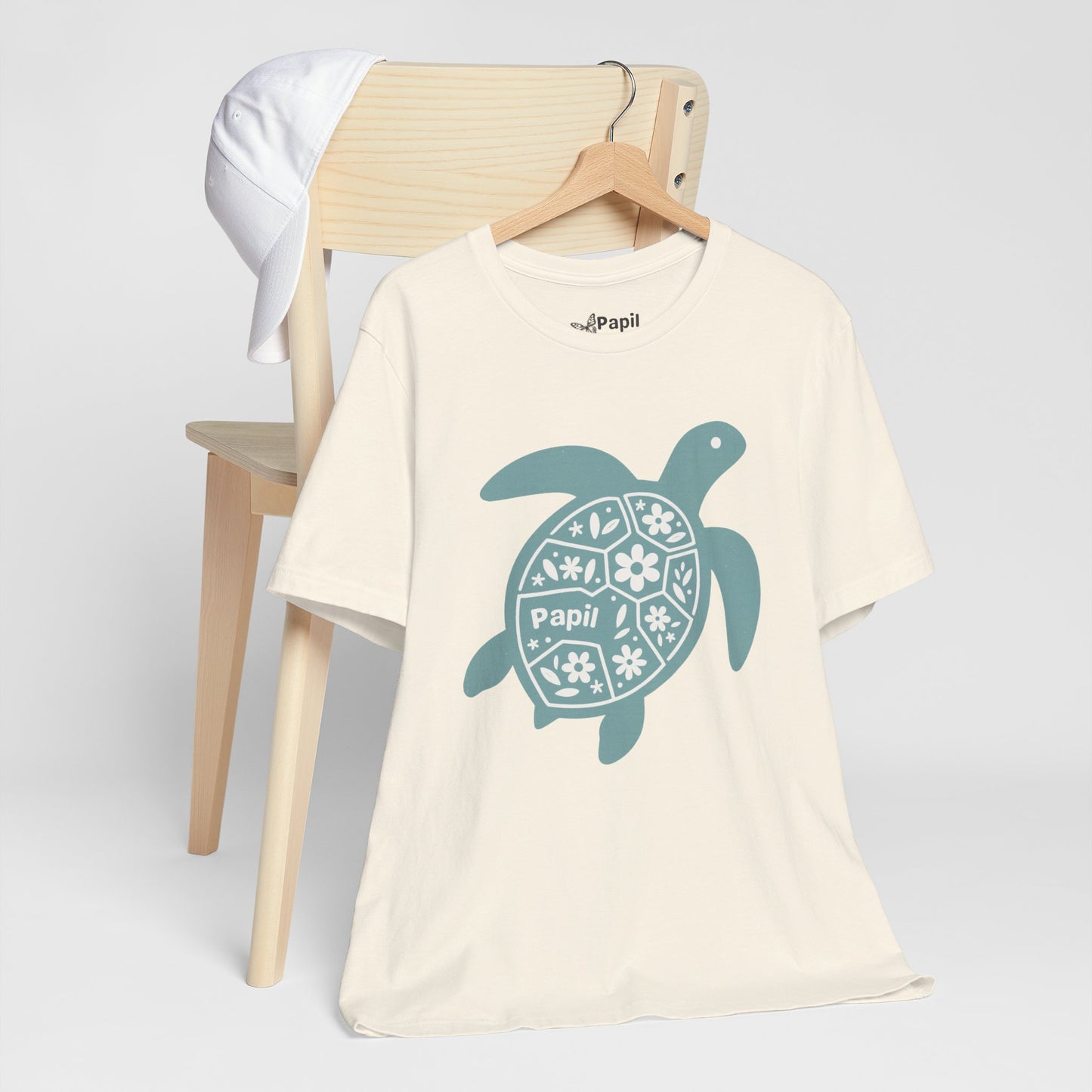 Shell Yeah! Floral Sea Turtle Unisex Graphic Tee