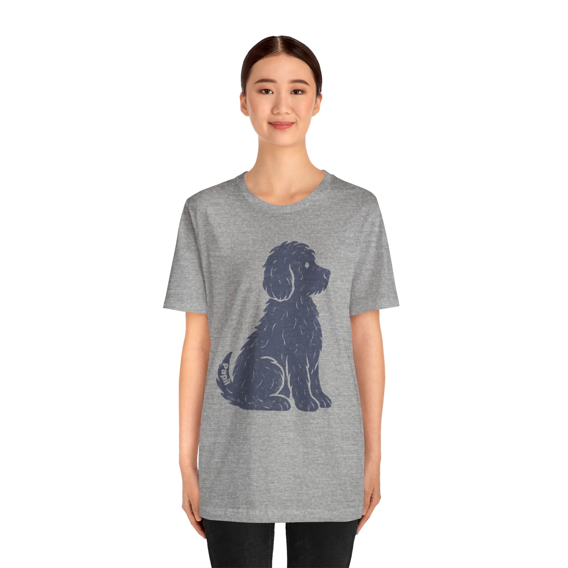 Good Dog Energy — Cute Sitting Puppy Unisex Graphic Tee