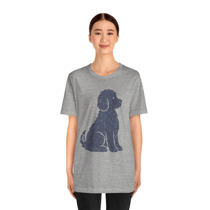 Good Dog Energy — Cute Sitting Puppy Unisex Graphic Tee
