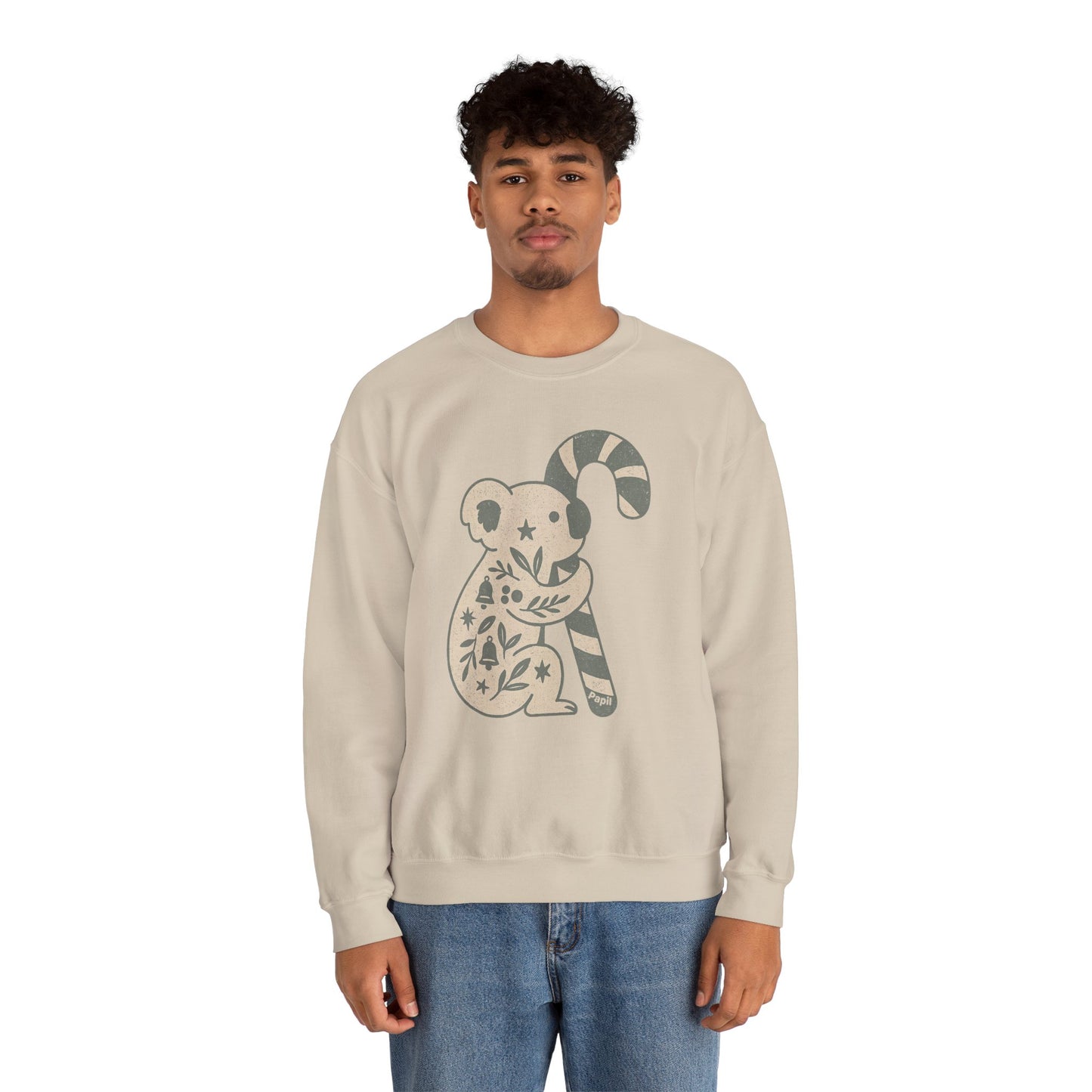 G'day Koala Christmas Sweatshirt, Cosy Botanical Unisex Jumper for the Aussie Holidays