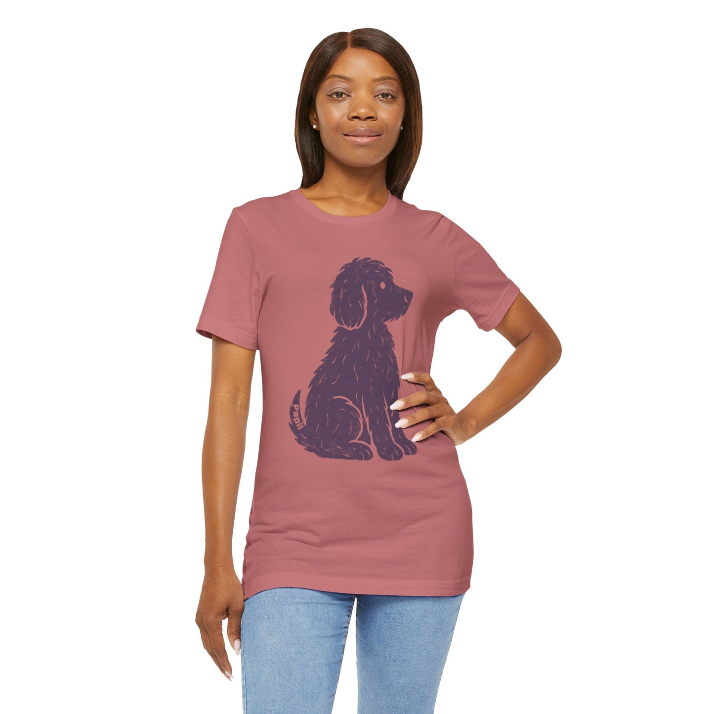Good Dog Energy — Cute Sitting Puppy Unisex Graphic Tee