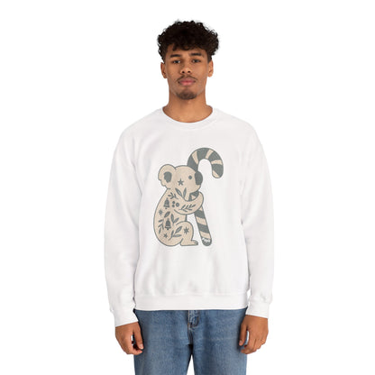 G'day Koala Christmas Sweatshirt, Cosy Botanical Unisex Jumper for the Aussie Holidays