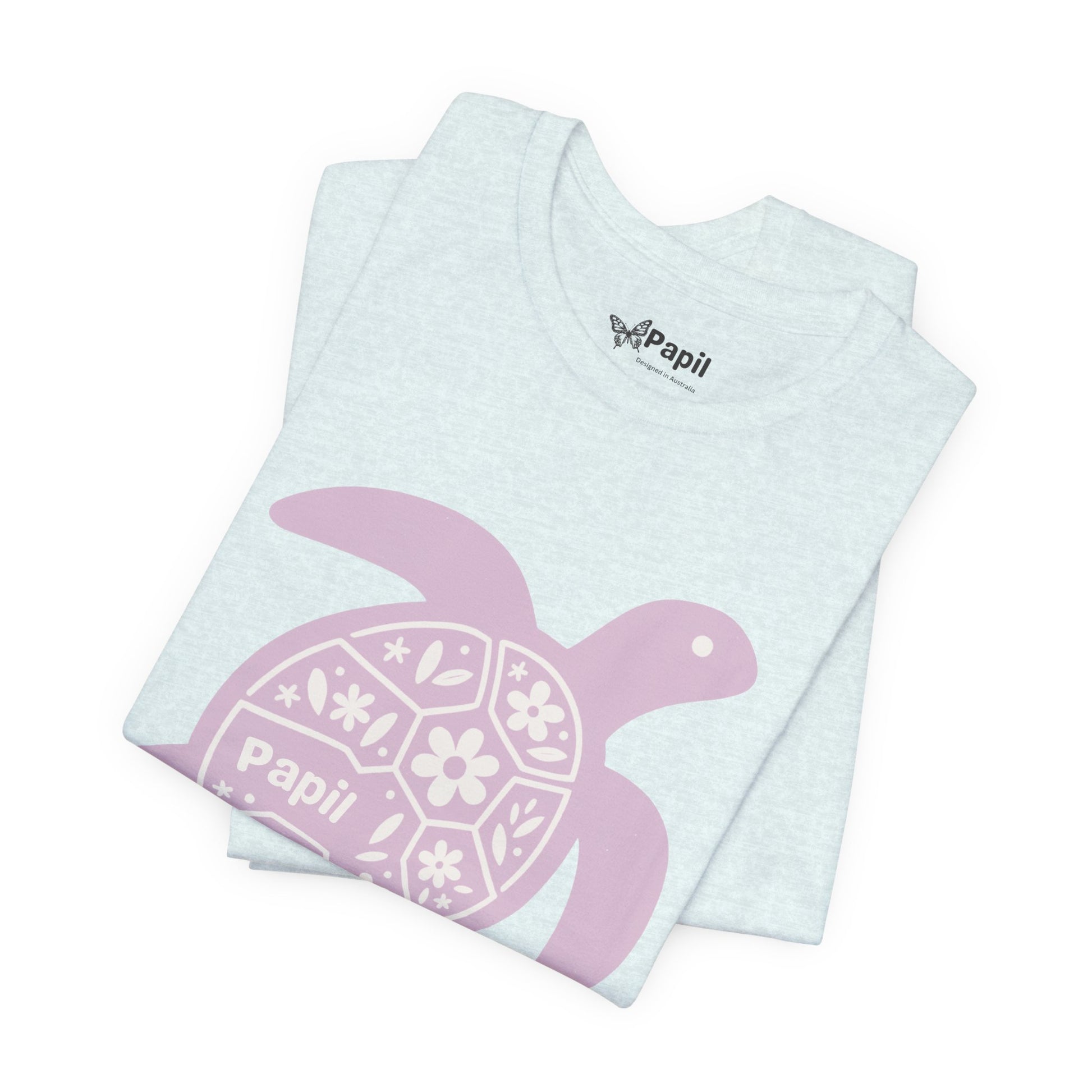 Shell Yeah! Floral Sea Turtle Unisex Graphic Tee
