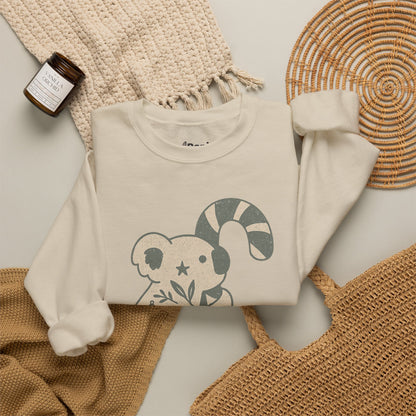 G'day Koala Christmas Sweatshirt, Cosy Botanical Unisex Jumper for the Aussie Holidays