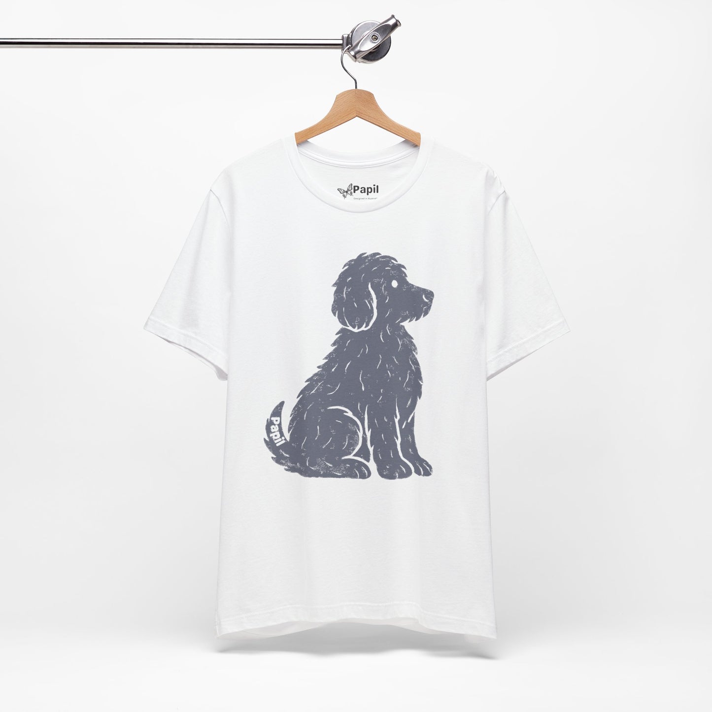 Good Dog Energy — Cute Sitting Puppy Unisex Graphic Tee