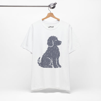 Good Dog Energy — Cute Sitting Puppy Unisex Graphic Tee