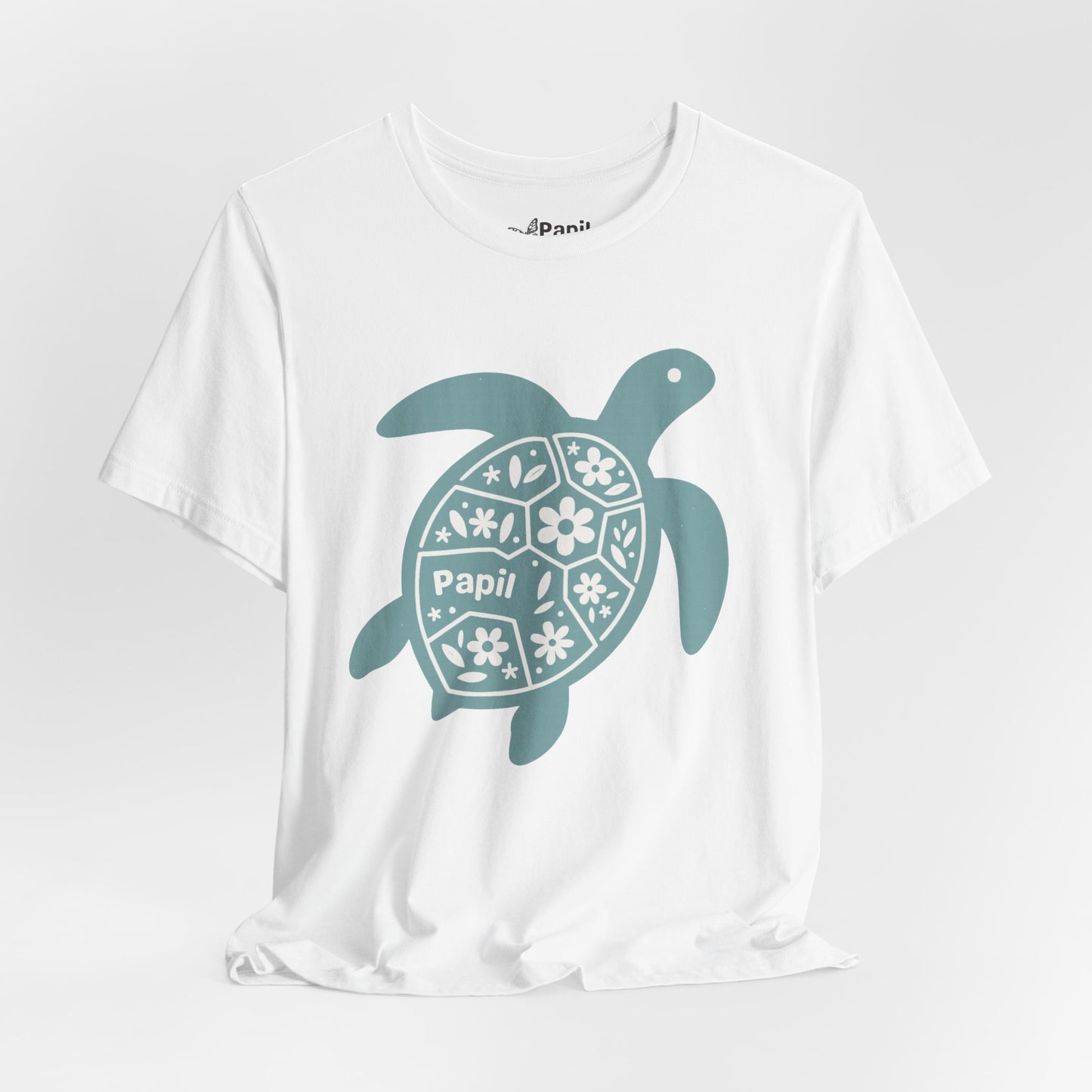 Shell Yeah! Floral Sea Turtle Unisex Graphic Tee