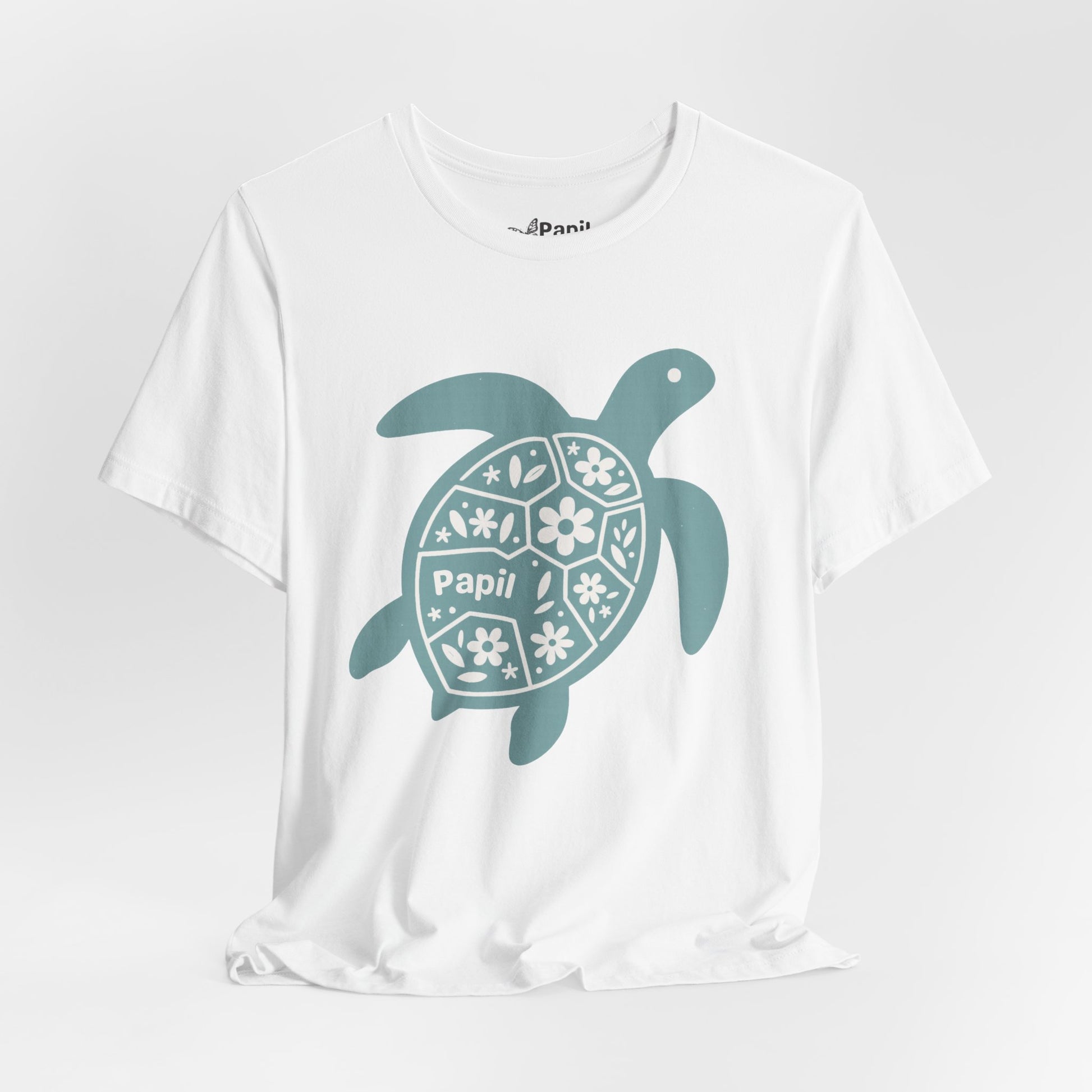 Shell Yeah! Floral Sea Turtle Unisex Graphic Tee