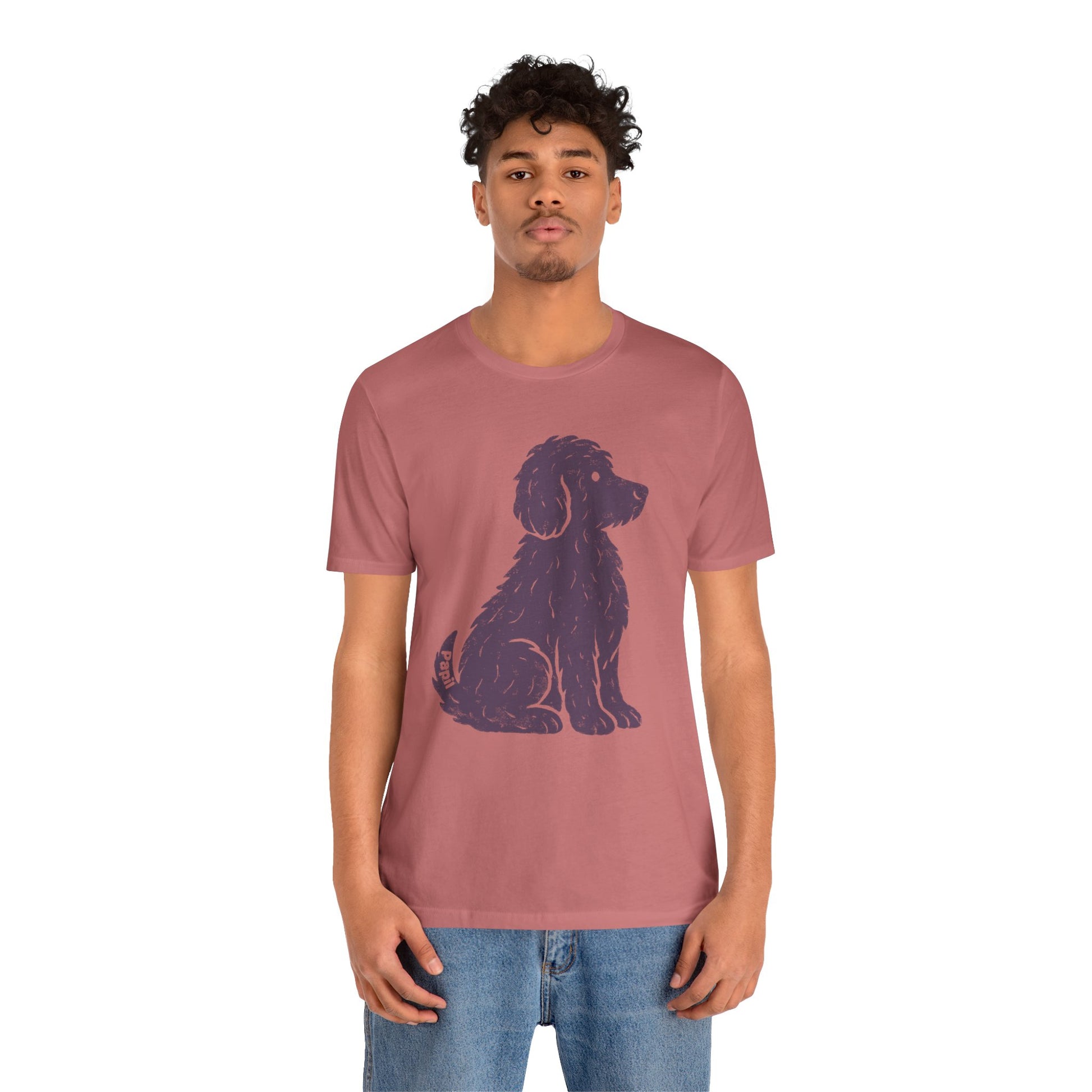Good Dog Energy — Cute Sitting Puppy Unisex Graphic Tee
