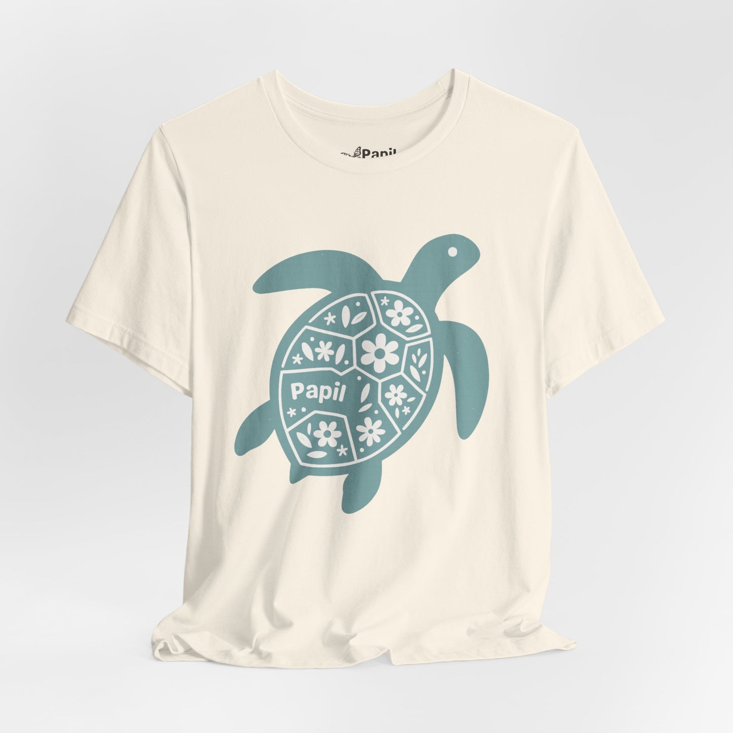 Shell Yeah! Floral Sea Turtle Unisex Graphic Tee