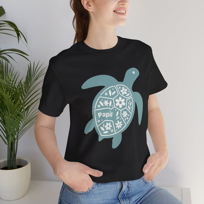 Shell Yeah! Floral Sea Turtle Unisex Graphic Tee