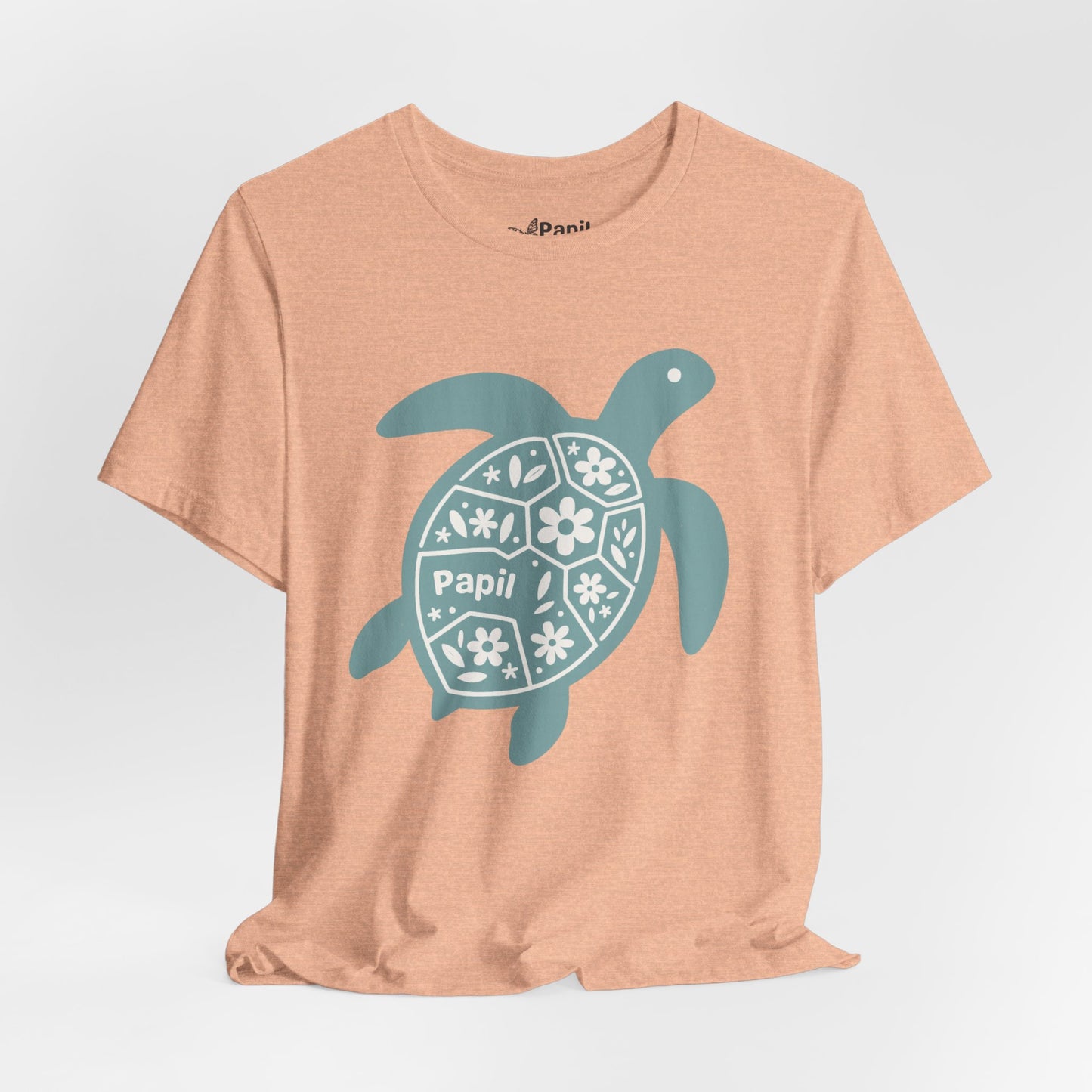 Shell Yeah! Floral Sea Turtle Unisex Graphic Tee