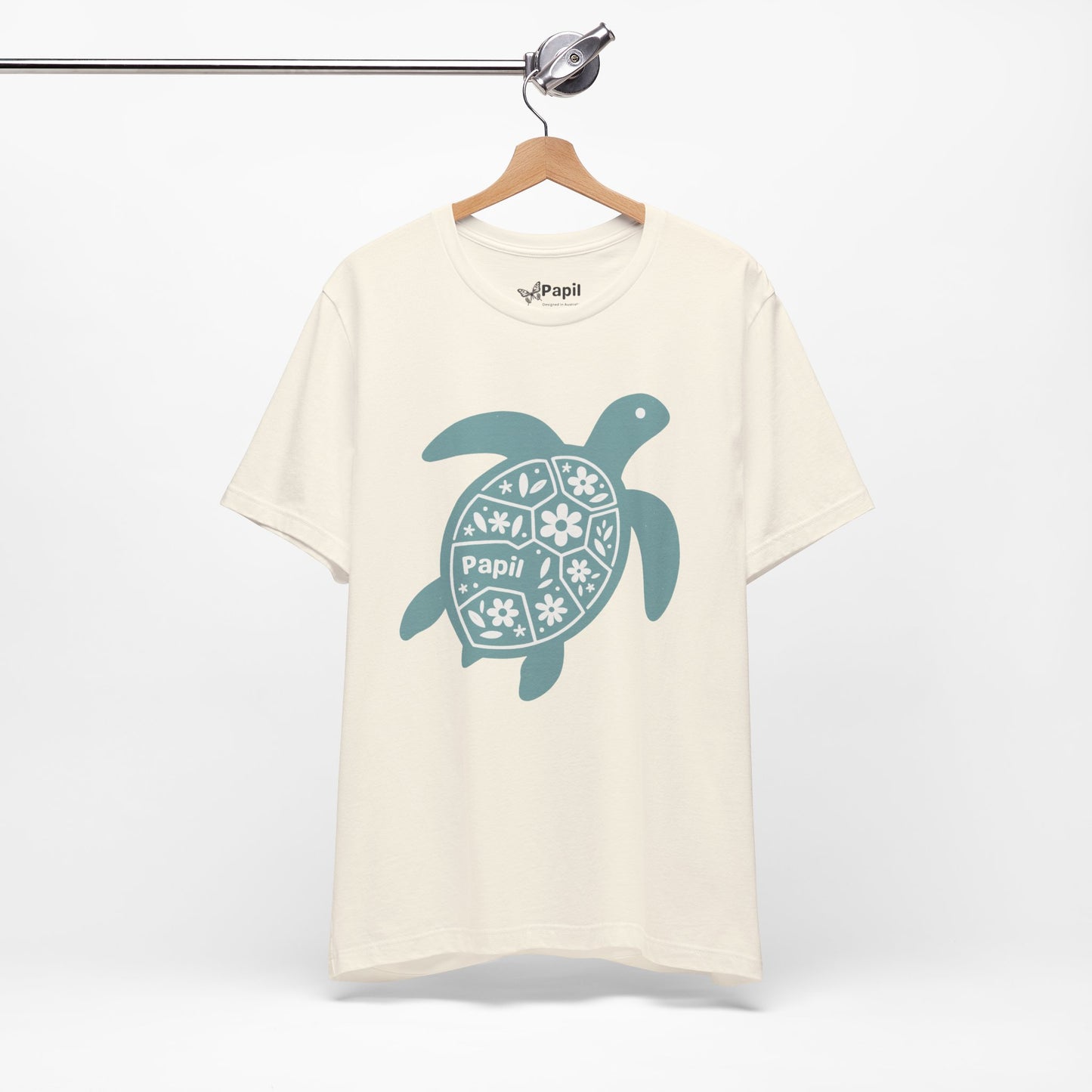 Shell Yeah! Floral Sea Turtle Unisex Graphic Tee
