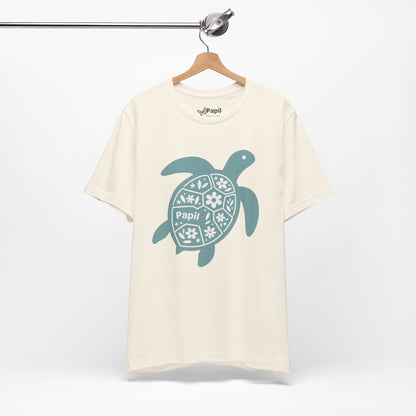 Shell Yeah! Floral Sea Turtle Unisex Graphic Tee