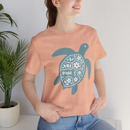 Shell Yeah! Floral Sea Turtle Unisex Graphic Tee