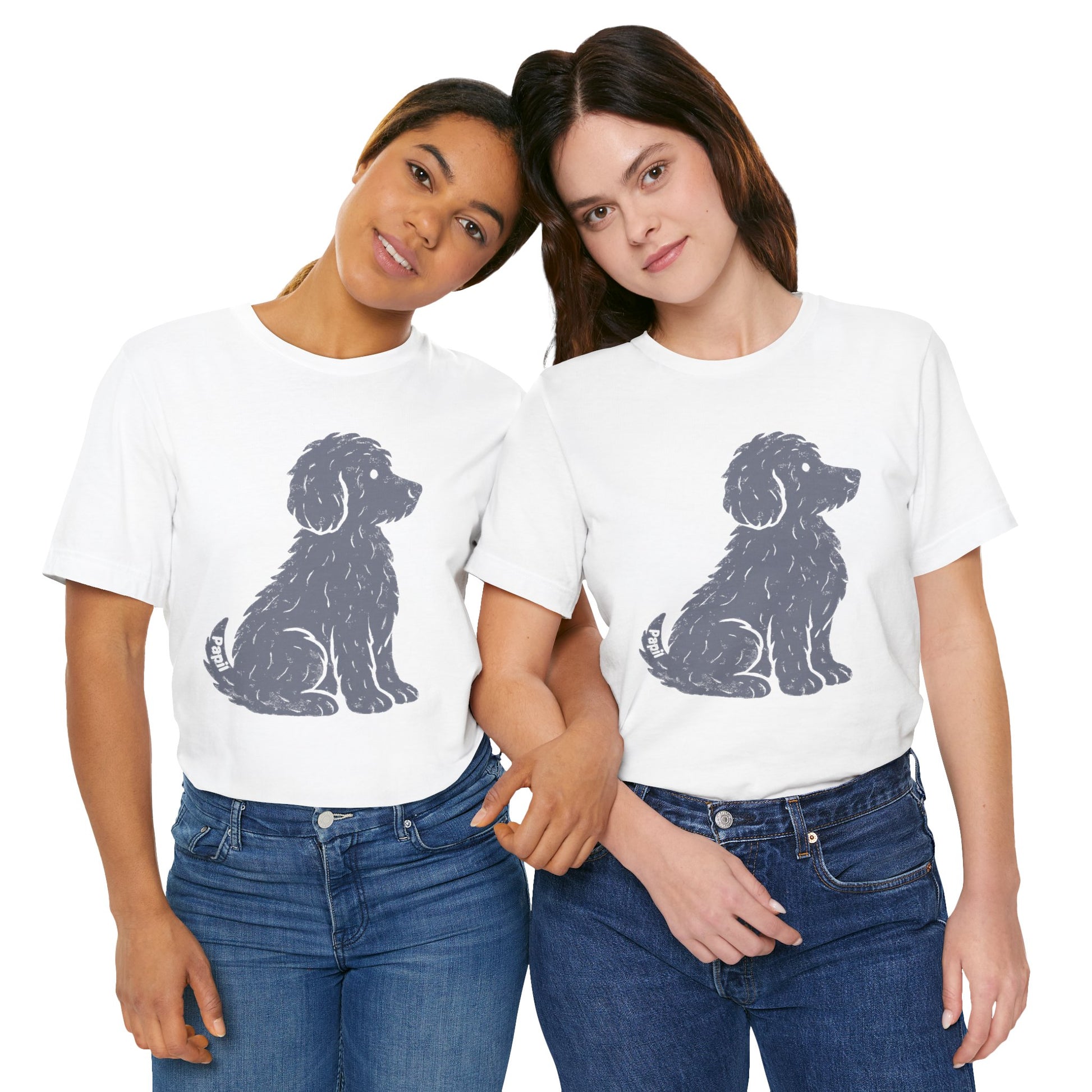 Good Dog Energy — Cute Sitting Puppy Unisex Graphic Tee