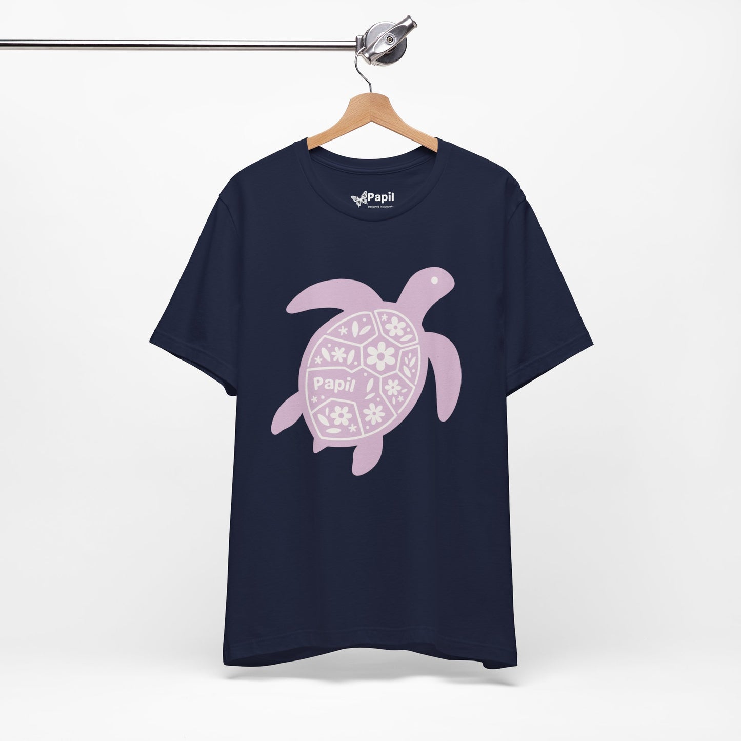 Shell Yeah! Floral Sea Turtle Unisex Graphic Tee