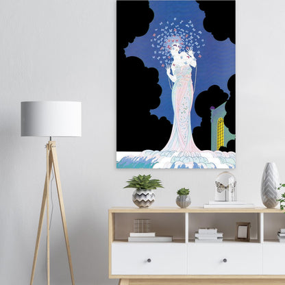 Butterfly Muse Art Deco Wall Art Poster