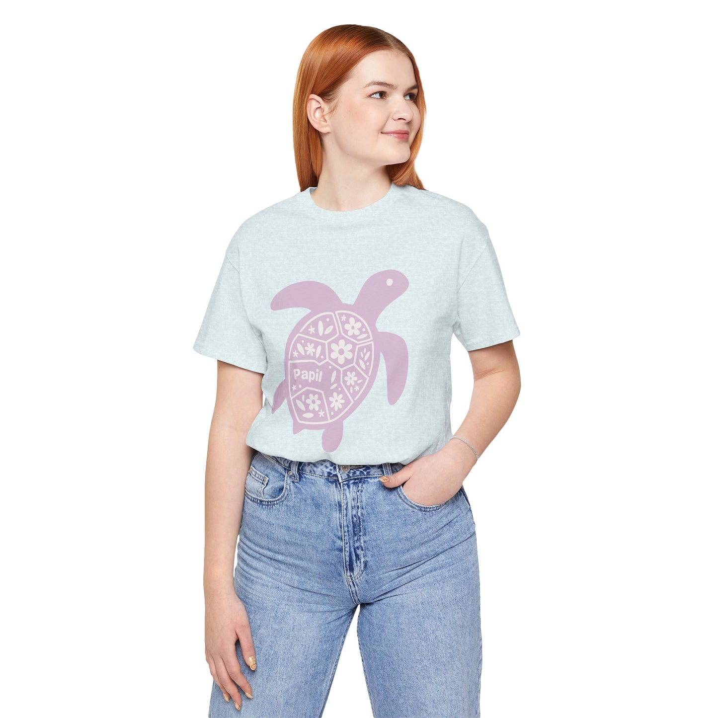 Shell Yeah! Floral Sea Turtle Unisex Graphic Tee