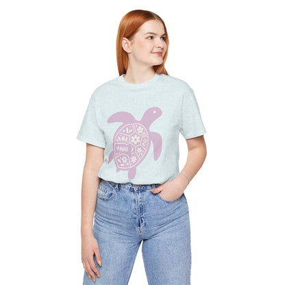 Shell Yeah! Floral Sea Turtle Unisex Graphic Tee