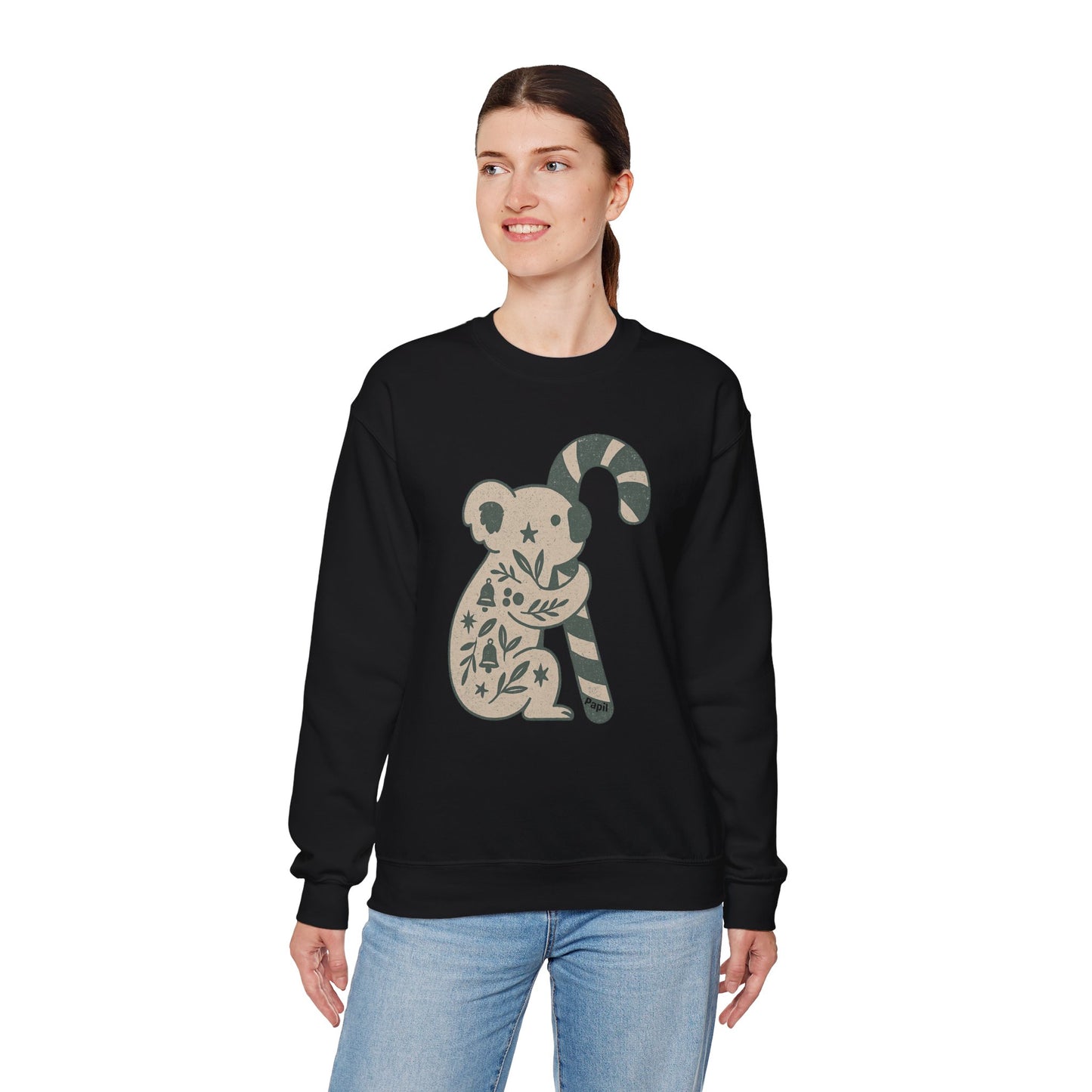 G'day Koala Christmas Sweatshirt, Cosy Botanical Unisex Jumper for the Aussie Holidays