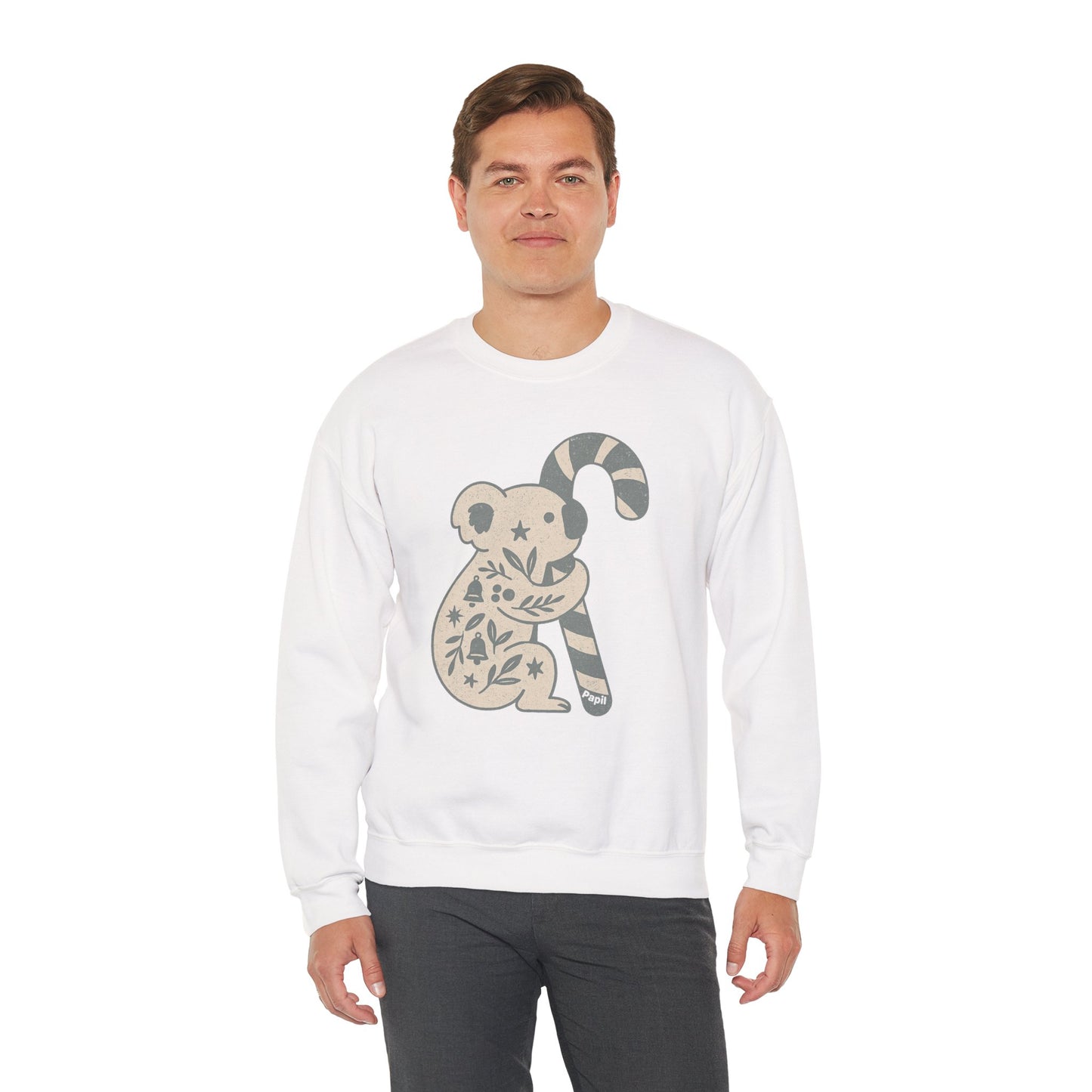 G'day Koala Christmas Sweatshirt, Cosy Botanical Unisex Jumper for the Aussie Holidays