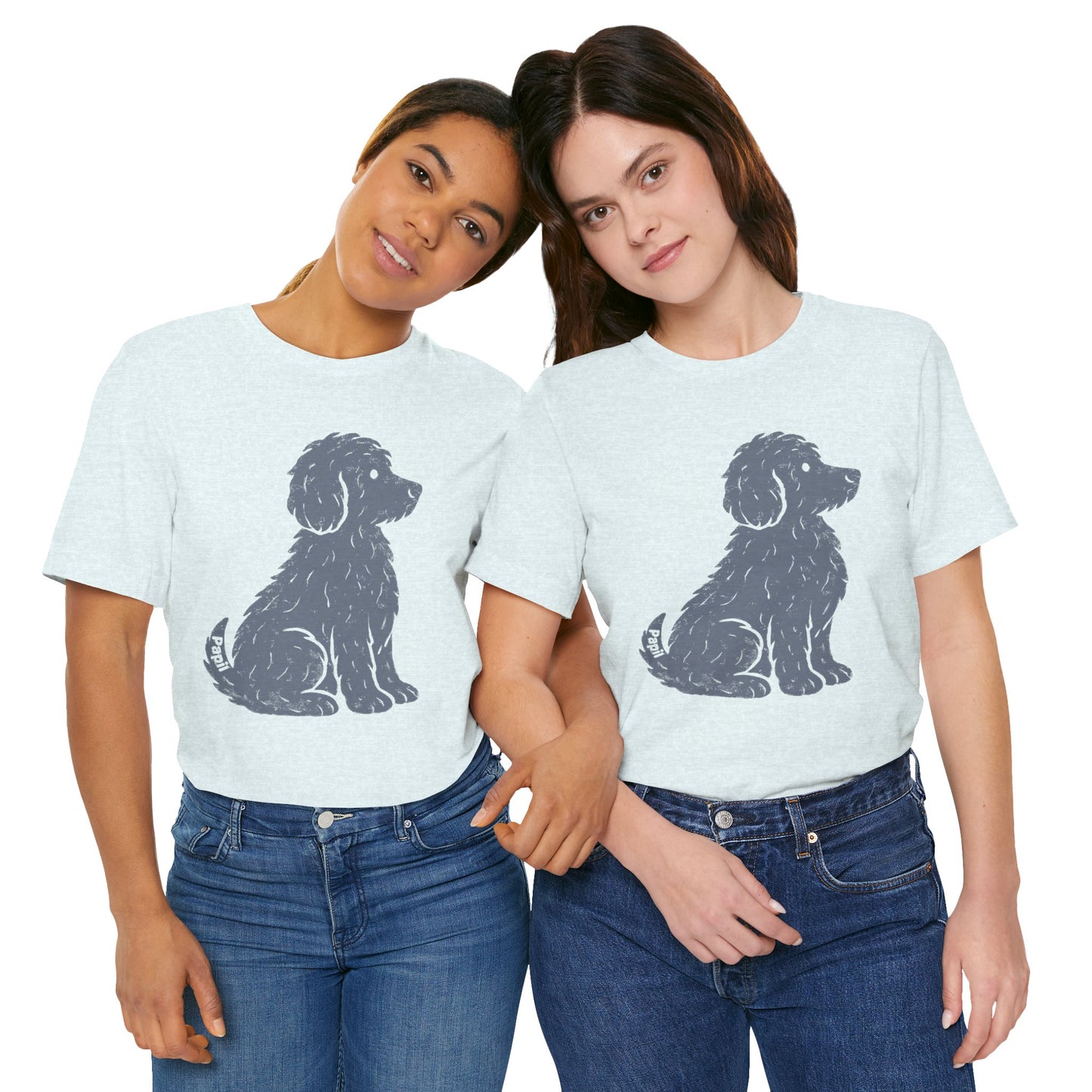 Good Dog Energy — Cute Sitting Puppy Unisex Graphic Tee