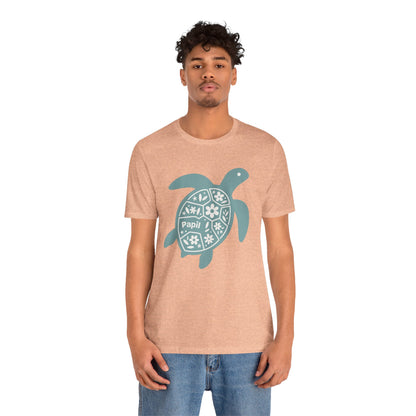 Shell Yeah! Floral Sea Turtle Unisex Graphic Tee