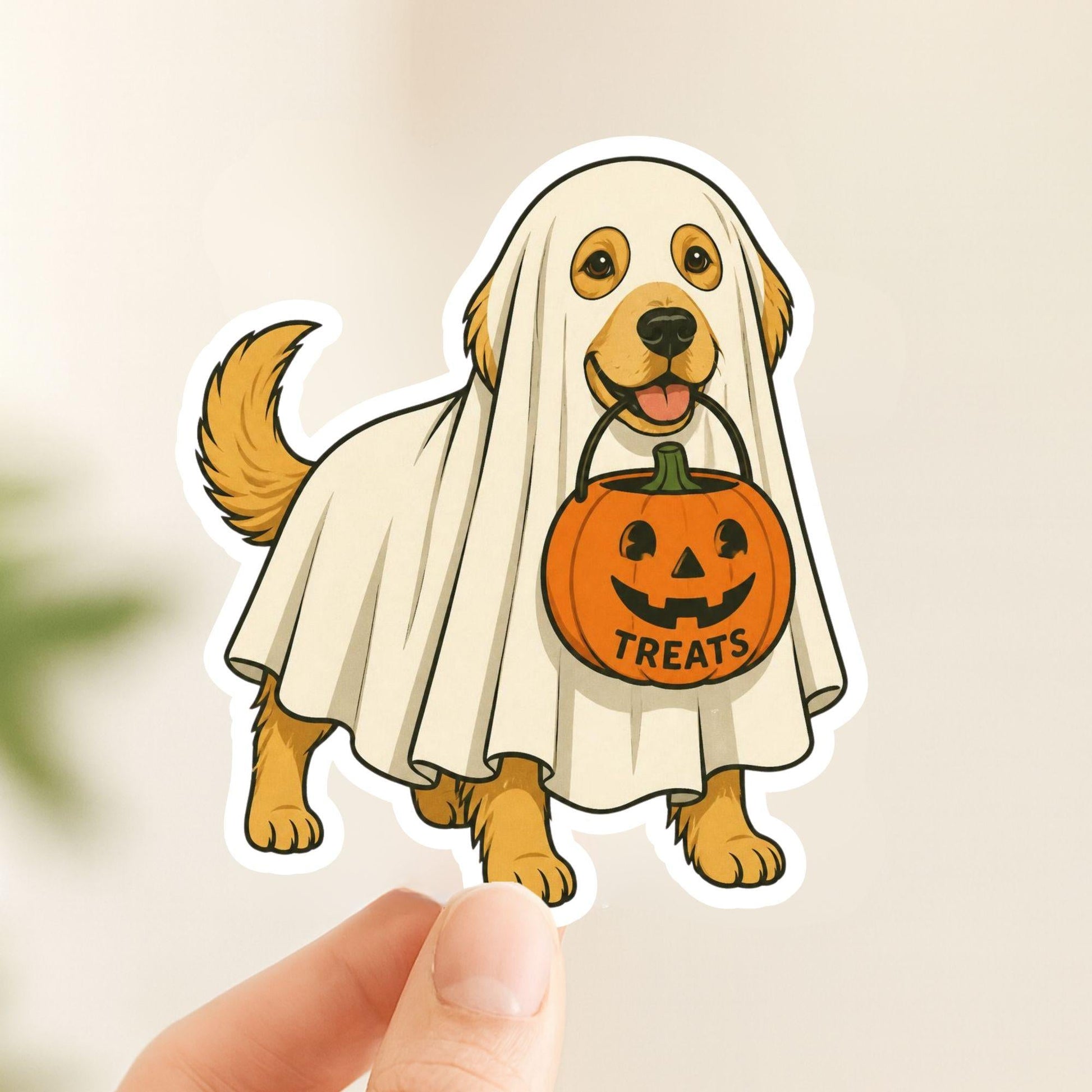 Halloween Sticker Bundle 5-Pack | Vintage Spooky Cute | White Vinyl | Die-Cut Stickers
