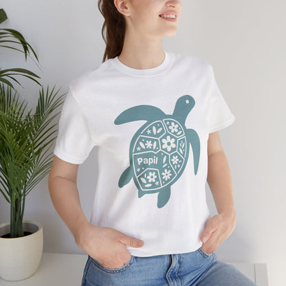 Shell Yeah! Floral Sea Turtle Unisex Graphic Tee