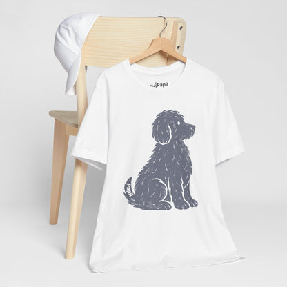 Good Dog Energy — Cute Sitting Puppy Unisex Graphic Tee