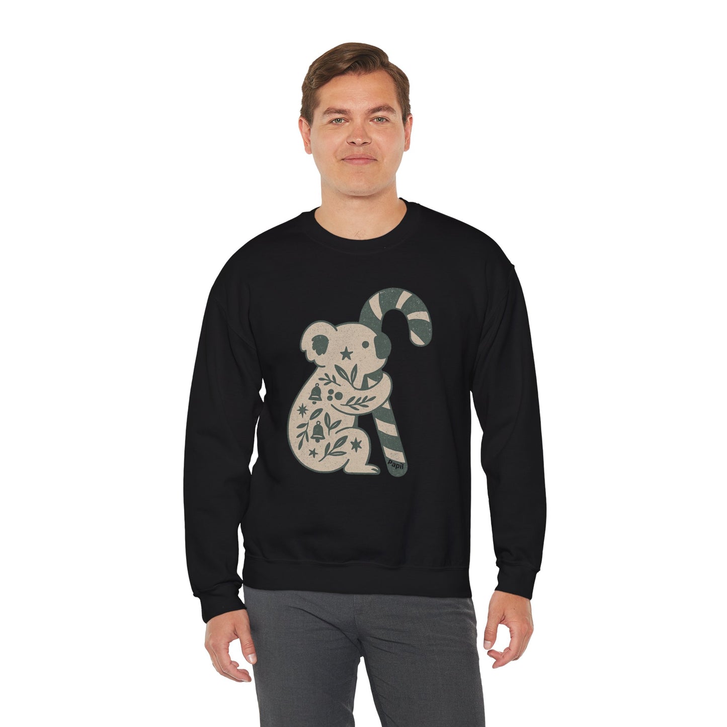G'day Koala Christmas Sweatshirt, Cosy Botanical Unisex Jumper for the Aussie Holidays