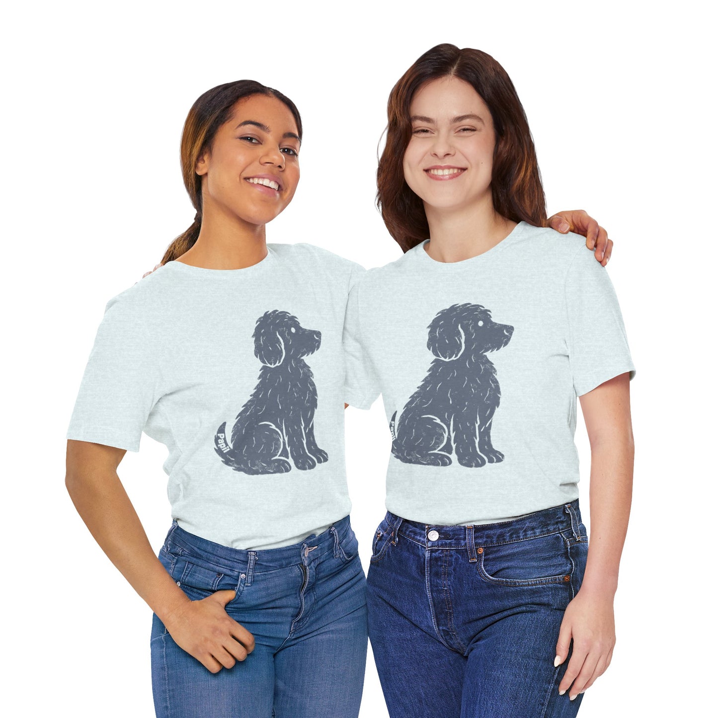 Good Dog Energy — Cute Sitting Puppy Unisex Graphic Tee