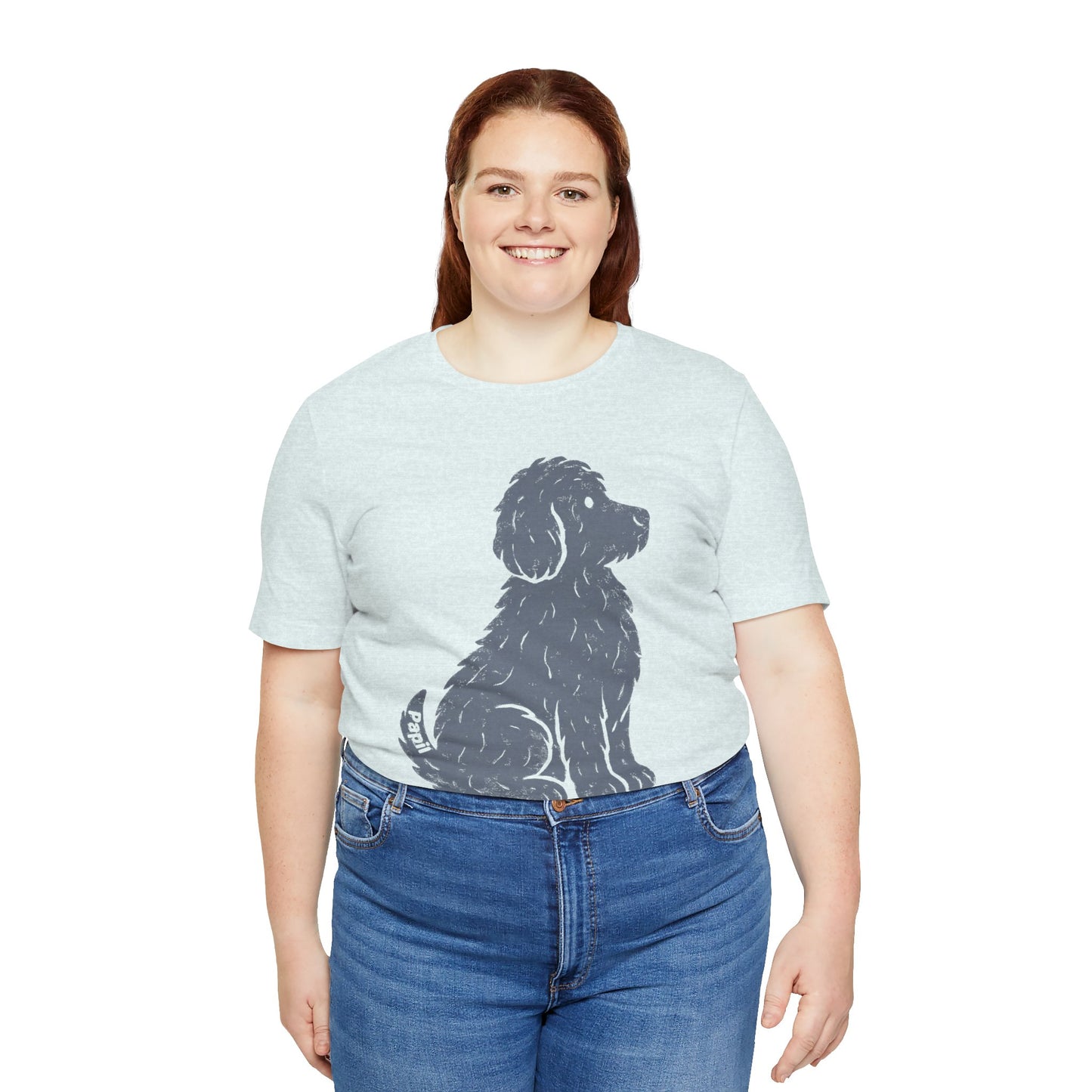 Good Dog Energy — Cute Sitting Puppy Unisex Graphic Tee