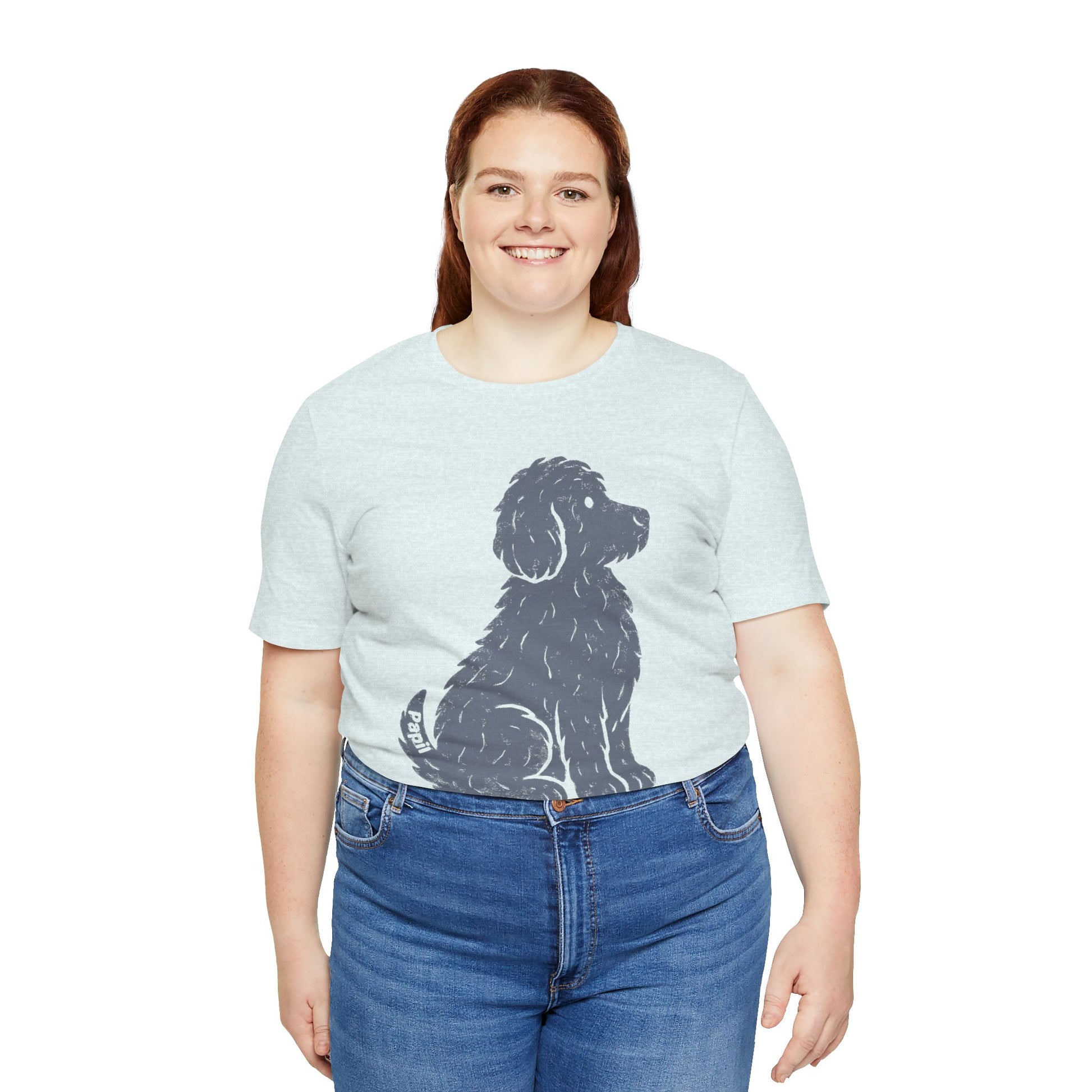 Good Dog Energy — Cute Sitting Puppy Unisex Graphic Tee